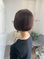 ロッカ(ROCCA) アプリコットオレンジコンパクト丸みボブ
