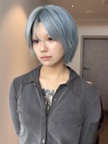アイヴァン(AIVAN) ブリーチカラー ハイトーン レイヤーボブiii