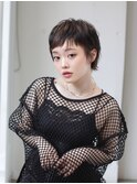ピクシーショート×ブロックカラー