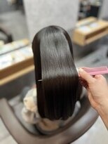 ザ シーワークス ときわ台店(THE Cworks)&nbsp;髪質改善カラー/ロングヘア/ナチュラルベージュ/艶髪