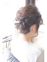 オーバーキャプテンネイキッド(OVER CAPTAIN NAKED) ボブでも♪波ウェーブ編み込みパーティーアレンジ