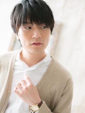 モッズヘア メン 上尾東口店(mod's hair men) ≪mod's men≫黒髪マッシュで爽やかさUP!無造作ショートE