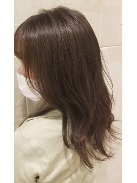 ヘアリゾートエーアイ 北千住店(hair resort Ai) マロンベージュ/Ａラインボブ/かきあげ