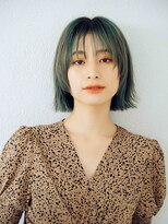 フェティッシュ(fetish)&nbsp;オリーブグレーのパッツンボブ