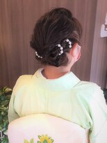 女性専用サロン シェリール 和装ヘアアレンジ