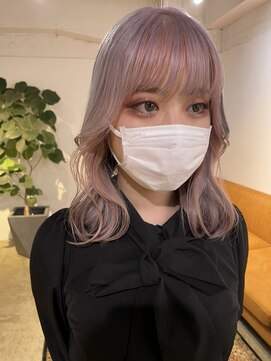 メリー オオサカ(Merly Osaka) 個性的！可愛い！パステルインナーカラー_white lavender pink_