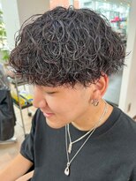 ウェイビーエフティフィフス 横浜西口(WAVEY ft.fifth) 波巻きスパイラルツイストスパイラルパーママッシュメンズヘア