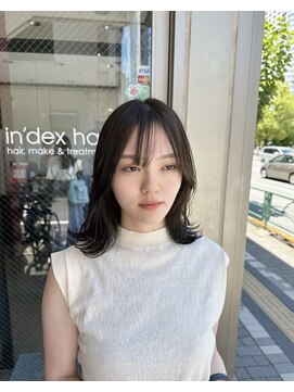 インデックスヘアー 錦糸町店(in'dex hair) ミディアムレイヤー