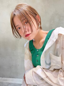 ケイト(kate) 【kate 大宮】うる艶ブラウン×ウザバングハンサムショート