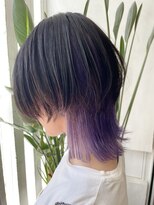アン(Hair make un)&nbsp;【インナーカラー♪♪】ライトラベンダー♪♪