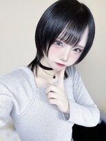 リアイス(Re:ICE) ブルーブラックジェンダーレスショートウルフ