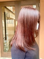 ココカラヘアー ニコ(cococara hair nico)&nbsp;顔まわりレイヤー/姫カット/カシスカラー/レイヤースタイル/韓国