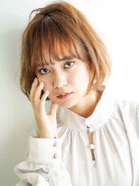 くびレイヤーエモージュグレージュカラーくびれショート/吉祥寺