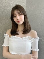 ロンドネートゥル 新潟(Lond naitre)&nbsp;顔周り/くびれレイヤーミディアムヘアー（新潟／万代）