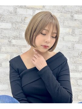 オーロ 西宮店(ORO) 艶ベージュカラー