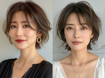 ネックス(nex)の写真/骨格と髪質に合った家でも再現性のあるショートカット [表参道駅/脱白髪染め/ハイライト/白髪ぼかし]