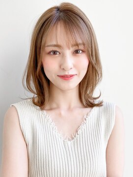 トゥーナ 表参道(tona) ニュアンスパーマレイヤーカットウェーブミディアムレイヤーボブ