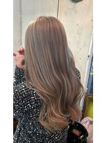 オーパスアミカ(OPUS AMICA) ブリーチカラー×グレージュハイライト