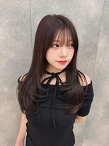 クム(kumu)&nbsp;【kumu】韓国風レイヤー/小顔おくれ毛/ぱっつん前髪/栄/名古屋