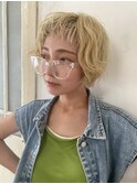 ダブルカラー×ホワイトベージュ