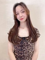 イーストハムヘッドショップ(EAST HAM head shop) 顔まわりレイヤー/ブラウンカラー/ロング