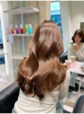 美人レイヤー/髪質改善/うる艶/ハニーベージュ