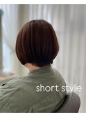 ふんわりショートスタイル