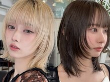 レイヤーたっぷりのウルフカットで小顔&抜け感◎