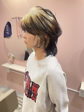 キーチェ 梅田中崎町(keych) レイヤーカット/くびれヘア/ハイライトカラー[梅田駅/中崎町駅]