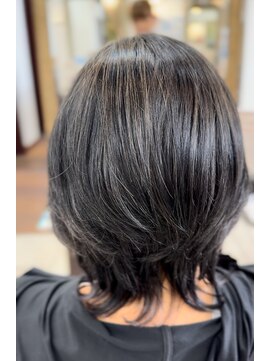 プリモ 所沢店(PRIMO) 白髪ぼかし＋ショートウルフ