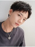 【メンズヘア】メンズショート　ツイストパーマ