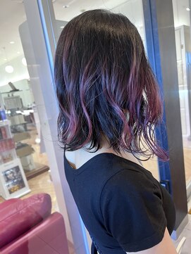 コワファースト させぼ五番街店(COIFF1RST) バレイヤージュ×ピンク