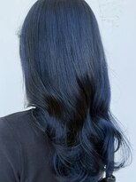 イーストハムアネーロ(EAST HAM anello) 艶髪ウェーブ/髪質改善/透明感カラー/ダークブルー