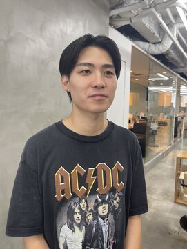 スー 渋谷(suu) メンズカットメンズセンターパートニュアンスパーマ渋谷学割