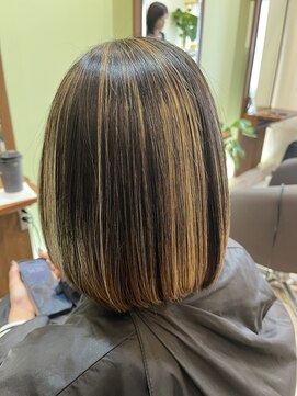 タックバイハレ たまプラーザ(takk by Hale) [takk]髪質改善縮毛矯正/チェリーブラウン/ホワイトグレージュ