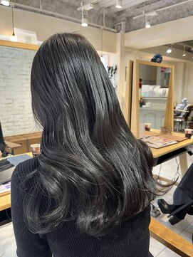 ブリーチなしグレージュカラー！