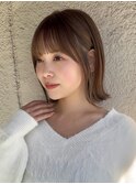 外ハネボブラインボブ切りっぱなしボブヘイリーボブ大人ボブ