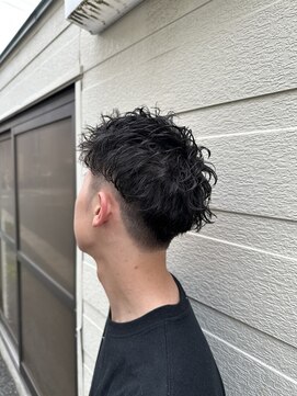スウェル 船橋店(Swell) MEN’S HAIR/サーフカール/刈り上げセンターパート/船橋