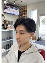 キューカンバー(CUCUMBER)&nbsp;メンズ【テーパーフェード×センターパート】