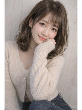 アンカー バイ ラフ(anchor by Laf) ラフな抜け感可愛い×シフォンベージュ