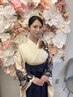【リピーター様】卒業式袴着付け＆ヘアセット