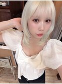 【青木　淳】ホワイトブロンド/ハイトーン