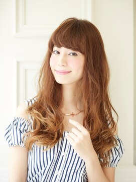 オーブ ヘアー アクネ 長岡京店(AUBE HAIR acne) 外国人風☆ルーズウェーブがポイントの愛されロング