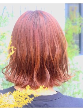 アルベロ(ALBERO) 【ALBERO】透け感◎オレンジベージュ