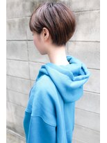 カライング(ing)&nbsp;大人可愛い20代30代40代黒髪前下がりショートボブ丸みショート◎