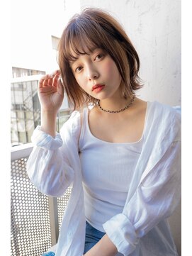 クラン(clan) ネオウルフ＃ココアブラウン大人かわいいエアリーミディ