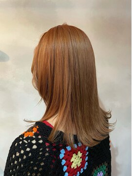 ビスクヘアデザイン(bisq hair design) Orange × Creamy beige