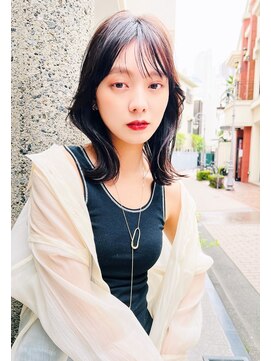 エース (ACE) ACE横浜 韓国風くびれ巻き×シースルーバング