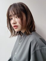 エレン 池袋(ElEn.)&nbsp;大人ミディアムレイヤー♪エレン池袋/小顔カット