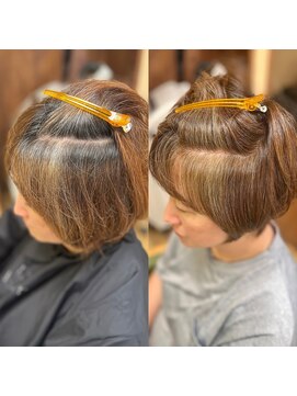 ピッカヘアーデザイン(PICKA hair-design) 白髪活かし